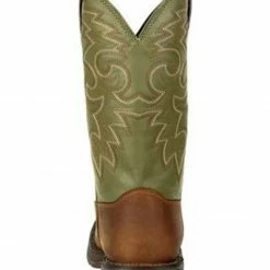 Durango Rebel Men's Coffee & Cactus Western Boots - Square Toe -Durango Shop 036N53 7163 P5