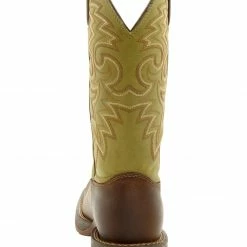 Durango Rebel Men's Coffee & Cactus Western Boots - Square Toe -Durango Shop 036N53 H9 BK