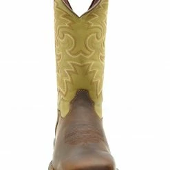 Durango Rebel Men's Coffee & Cactus Western Boots - Square Toe -Durango Shop 036N53 H9 FT