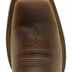 Durango Rebel Men's Coffee & Cactus Western Boots - Square Toe -Durango Shop 036N53 H9 TP