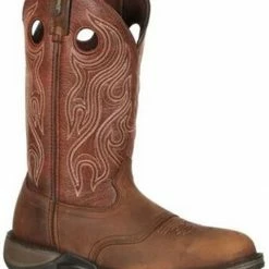 Durango Men's Rebel Saddle Western Boots Bark -Durango Shop 038617 200 P1