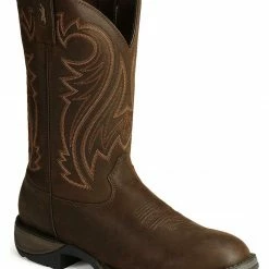 Durango Men's Rebel Round Toe Western Boots Chocolate