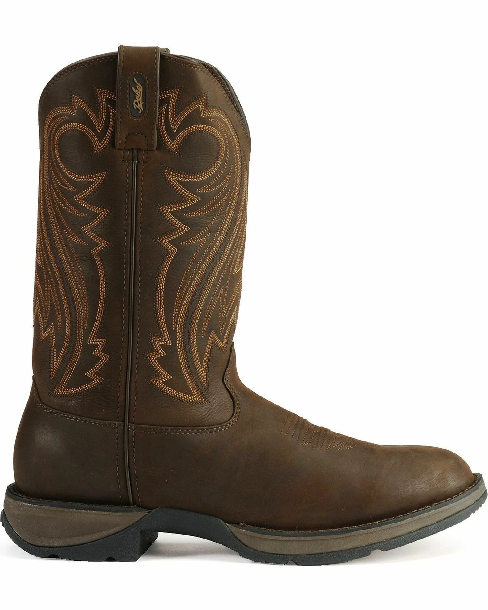 Durango Men's Rebel Round Toe Western Boots Chocolate 2 Durango Men's Rebel Round Toe Western Boots Chocolate - Image 2