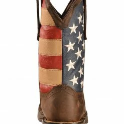 Durango Men's Patriotic Square Toe Western Boots Brown 14 Durango Men's Patriotic Square Toe Western Boots Brown -Durango Shop 038782 41 BK