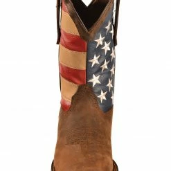 Durango Men's Patriotic Square Toe Western Boots Brown 11 Durango Men's Patriotic Square Toe Western Boots Brown -Durango Shop 038782 41 FT