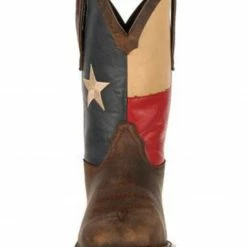 Rebel By Durango Men's Steel Toe Texas Flag Western Boots Brown -Durango Shop 038832 41 P4