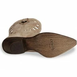 Durango Crush Taupe Heart Cut-out Cowgirl Boots - Pointed Toe For Women's -Durango Shop 045K70 18 BM