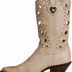 Durango Crush Taupe Heart Cut-out Cowgirl Boots - Pointed Toe For Women's -Durango Shop 045K70 18 LT