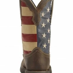 Durango Lady Rebel American Flag Cowgirl Boots - Square Toe For Women's -Durango Shop 045P55 41 BK
