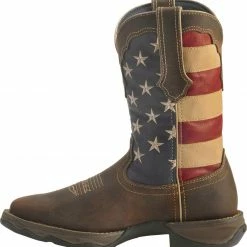 Durango Lady Rebel American Flag Cowgirl Boots - Square Toe For Women's -Durango Shop 045P55 41 LT