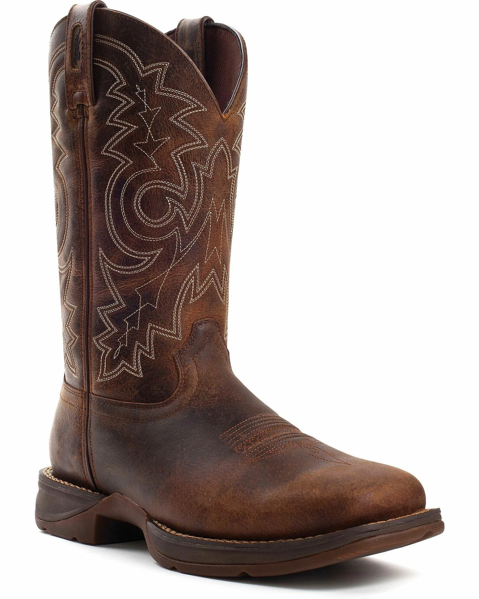 Durango Men's Steel Toe Rebel Western Boots Brown 1 Durango Men's Steel Toe Rebel Western Boots Brown