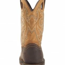Rebel By Durango Men's Waterproof Steel Toe Western Work Boots Brown -Durango Shop 050Q88 41 BK