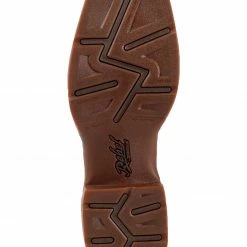 Rebel By Durango Men's Waterproof Steel Toe Western Work Boots Brown -Durango Shop 050Q88 41 BM