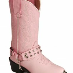 Durango Children's Pink Rhinestone Western Boots For Girls'
