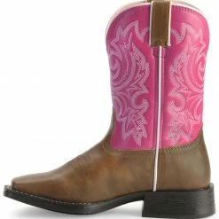 Durango's Kid's Lil Partners Cowgirl Boots For Girls' -Durango Shop 053750 22 LT