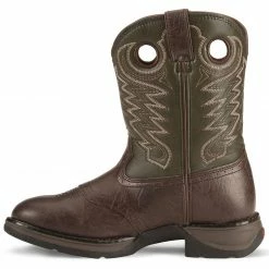 Durango Kid's Rebel Western Boots For Boys' Dark Brown 10 Durango Kid's Rebel Western Boots For Boys' Dark Brown -Durango Shop 053751 42 LT