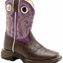 Durango Girl's Western Boots For Youth Girls' Dark Brown