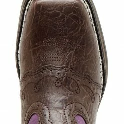 Durango Girl's Western Boots For Youth Girls' Dark Brown -Durango Shop 053B34 42 TP