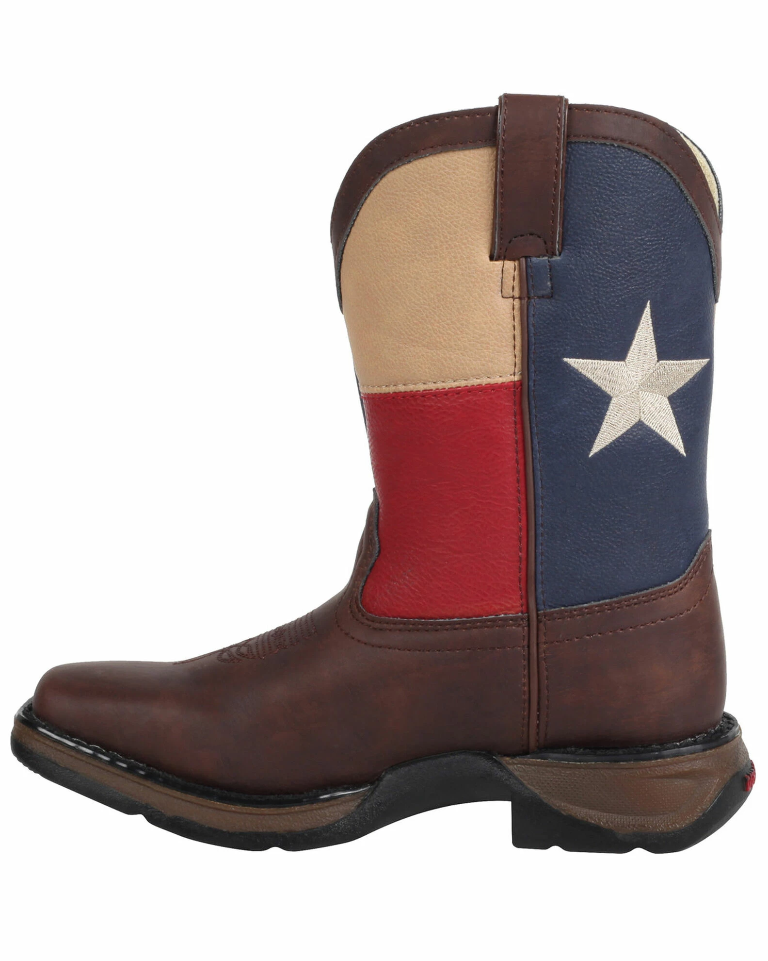Durango Kid's Lone Star State Western Boots For Youth Boys' Brown 3 Durango Kid's Lone Star State Western Boots For Youth Boys' Brown - Image 3