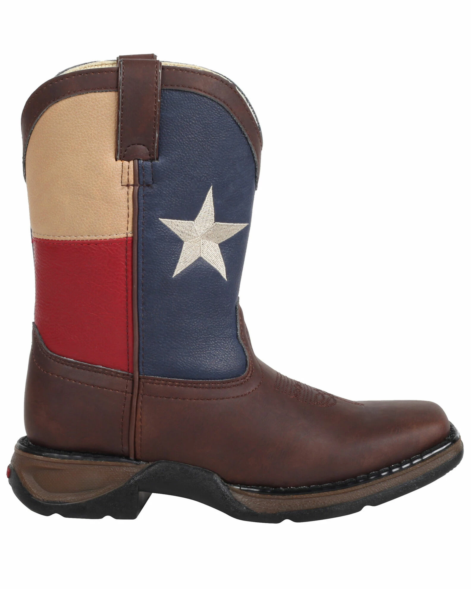 Durango Kid's Lone Star State Western Boots For Youth Boys' Brown 2 Durango Kid's Lone Star State Western Boots For Youth Boys' Brown - Image 2