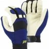 Durango Men's Winter Lined Bald Eagle Mechanic Gloves Blue