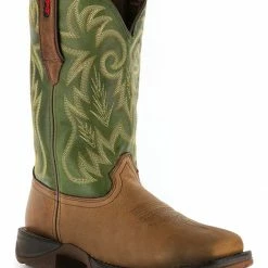 Durango Men's Rebel Pull-On Broad Square Toe Western Boots Brown -Durango Shop 2000109478 200 P1 1