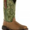 Durango Men's Rebel Pull-On Broad Square Toe Western Boots Brown