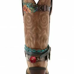 Durango Women's Crush Accessorized Western Fashion Boots Brown -Durango Shop 2000124268 200 BK