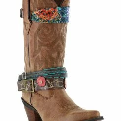 Durango Women's Crush Accessorized Western Fashion Boots Brown -Durango Shop 2000124268 200 P1 1