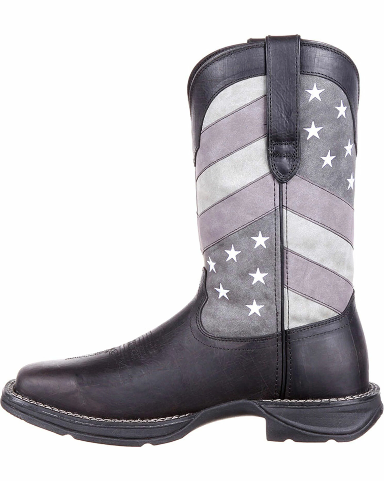 Rebel By Durango Men's Faded Flag Western Boots Black 3 Rebel By Durango Men's Faded Flag Western Boots Black - Image 3