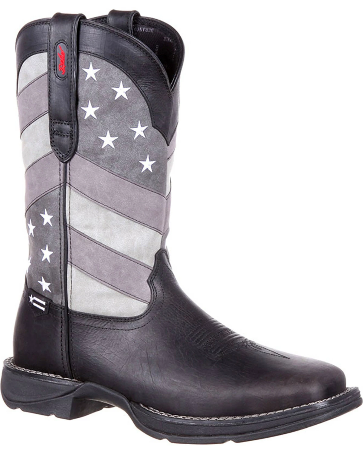 Rebel By Durango Men's Faded Flag Western Boots Black 8 Rebel By Durango Men's Faded Flag Western Boots Black - Image 8