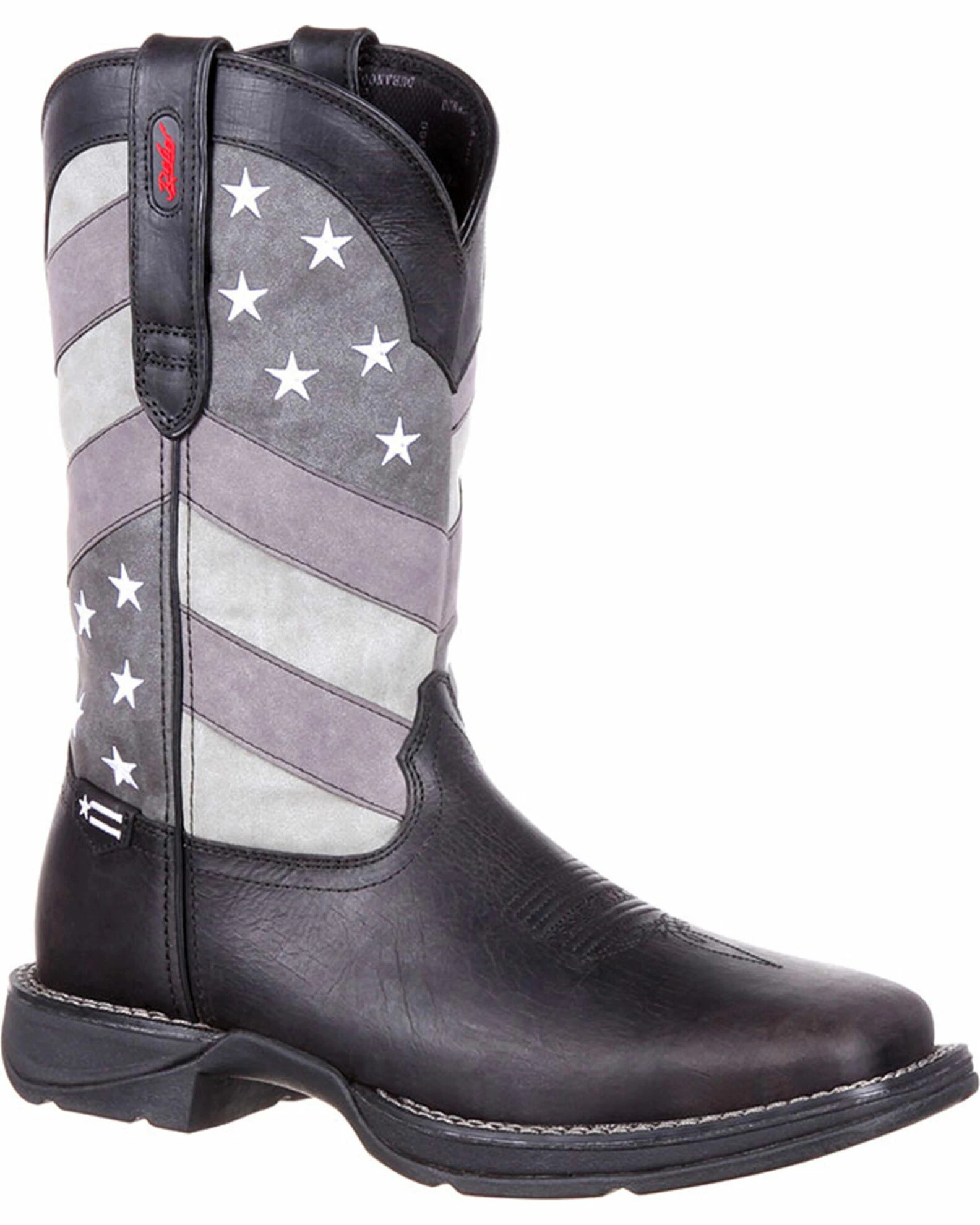 Rebel By Durango Men's Faded Flag Western Boots Black 1 Rebel By Durango Men's Faded Flag Western Boots Black