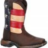 Durango Girls' Lil Rebel Big Kids' Flag Western Boots - Wide Square Toe
