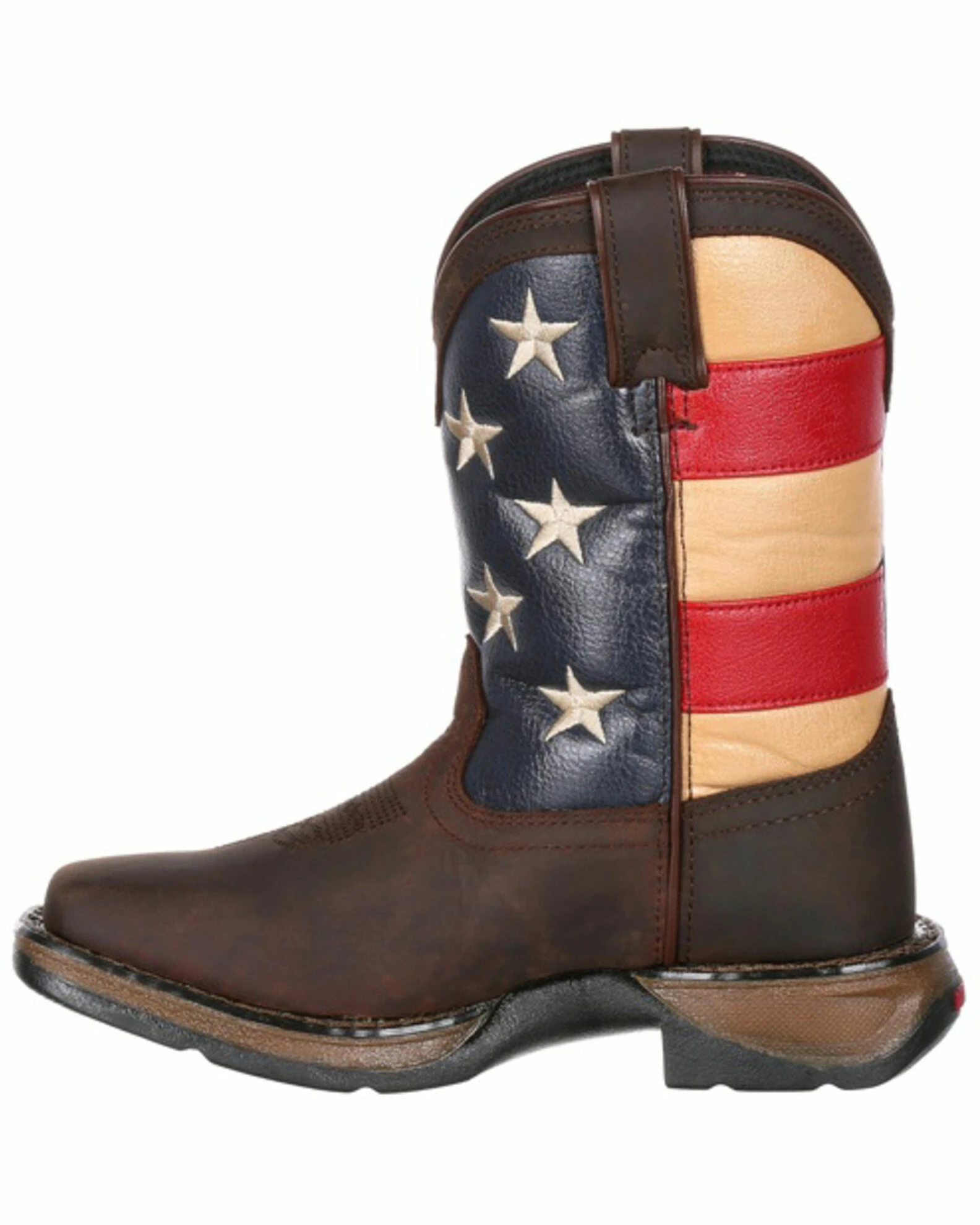 Durango Girls' Lil Rebel Big Kids' Flag Western Boots - Wide Square Toe 3 Durango Girls' Lil Rebel Big Kids' Flag Western Boots - Wide Square Toe - Image 3