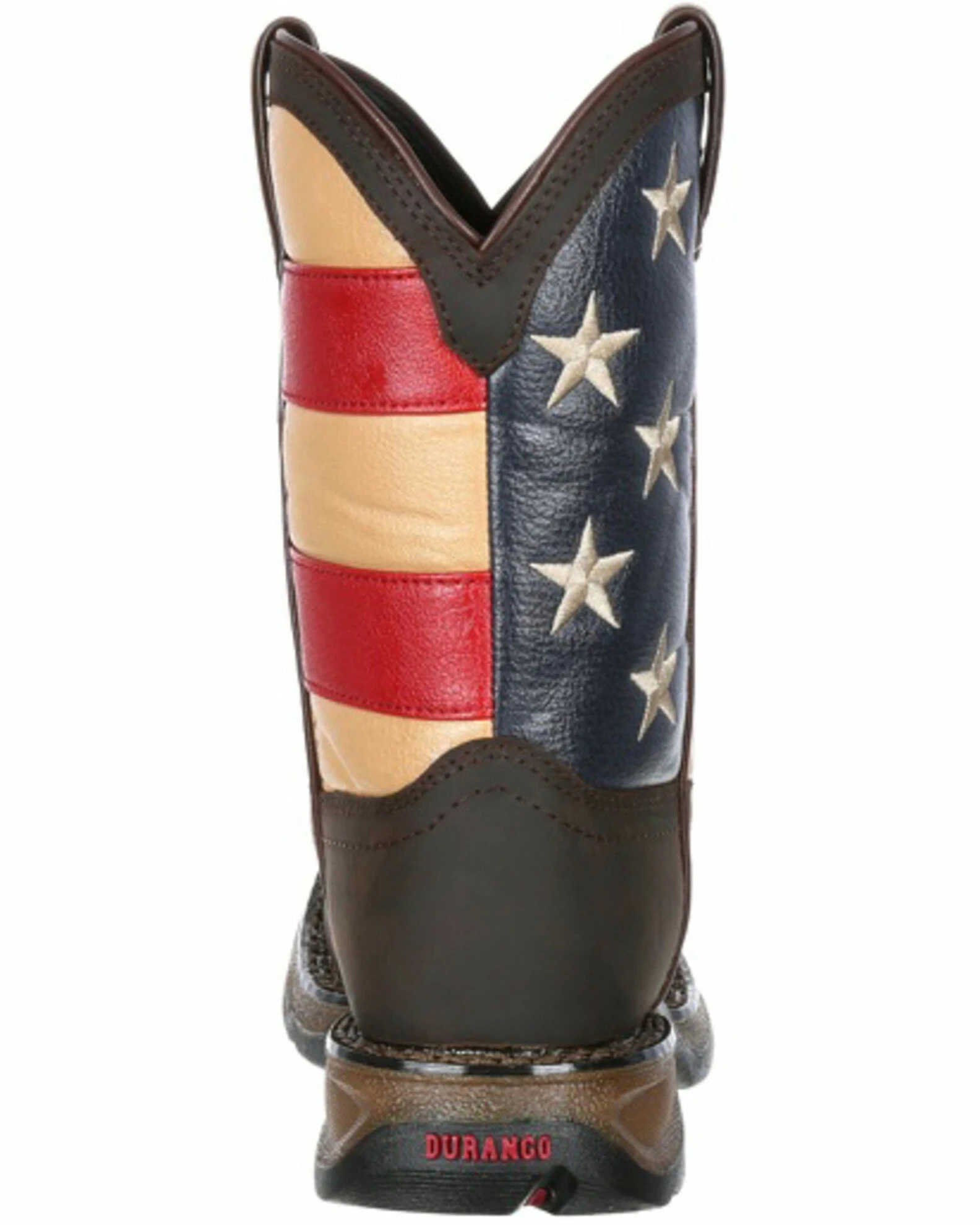 Durango Girls' Lil Rebel Big Kids' Flag Western Boots - Wide Square Toe 4 Durango Girls' Lil Rebel Big Kids' Flag Western Boots - Wide Square Toe - Image 4