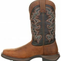 Durango Men's Rebel Pull-On Western Boots - Wide Square Toe Chocolate 11 Durango Men's Rebel Pull-On Western Boots - Wide Square Toe Chocolate -Durango Shop 2000227532 240 P3