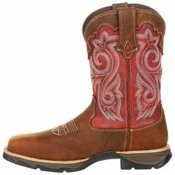 Durango Women's Rebel Waterproof Western Work Boots - Composite Toe  Brown -Durango Shop 2000227533 200 P3