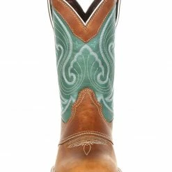 Durango Women's Emerald Saddle Western Boots - Square Toe -Durango Shop 2000239900 200 P5