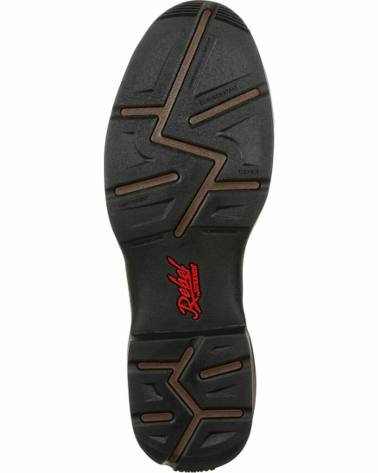 Durango Rebel Men's Brown Waterproof Western Boots - Round Toe 5 Durango Rebel Men's Brown Waterproof Western Boots - Round Toe - Image 5