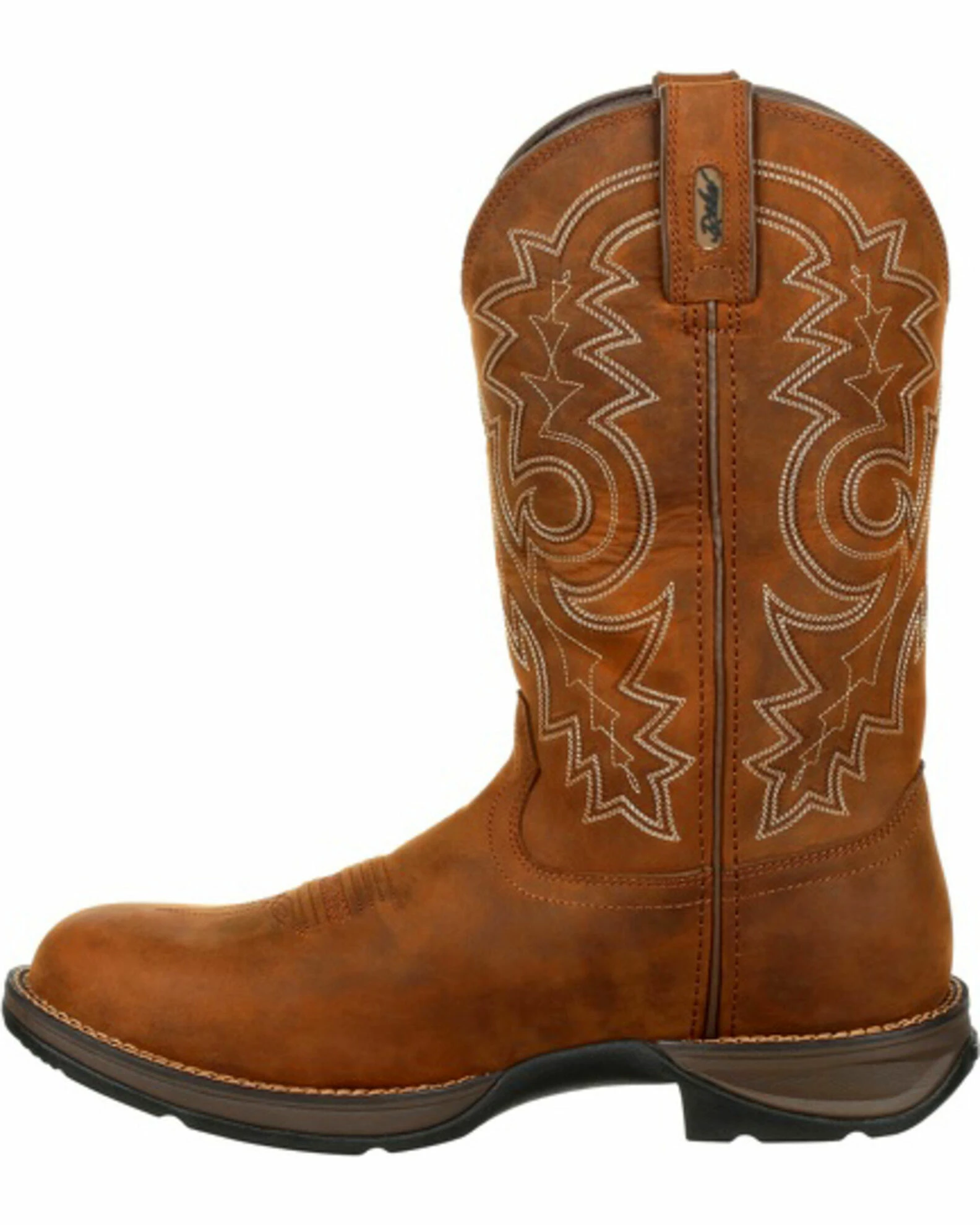 Durango Rebel Men's Brown Waterproof Western Boots - Round Toe 3 Durango Rebel Men's Brown Waterproof Western Boots - Round Toe - Image 3