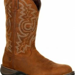 Durango Rebel Men's Brown Waterproof Western Boots - Round Toe 