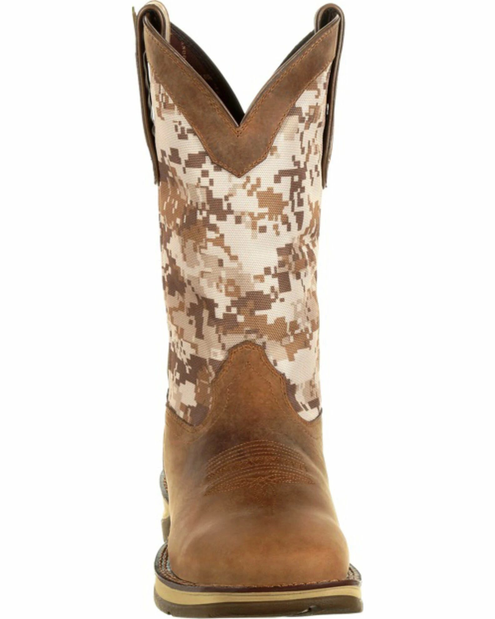 Rebel By Durango Men's Brown Desert Camo Western Boots - Square Toe 4 Rebel By Durango Men's Brown Desert Camo Western Boots - Square Toe - Image 4