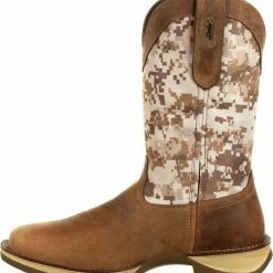 Rebel By Durango Men's Brown Desert Camo Western Boots - Square Toe 10 Rebel By Durango Men's Brown Desert Camo Western Boots - Square Toe -Durango Shop 2000245307 200 LT