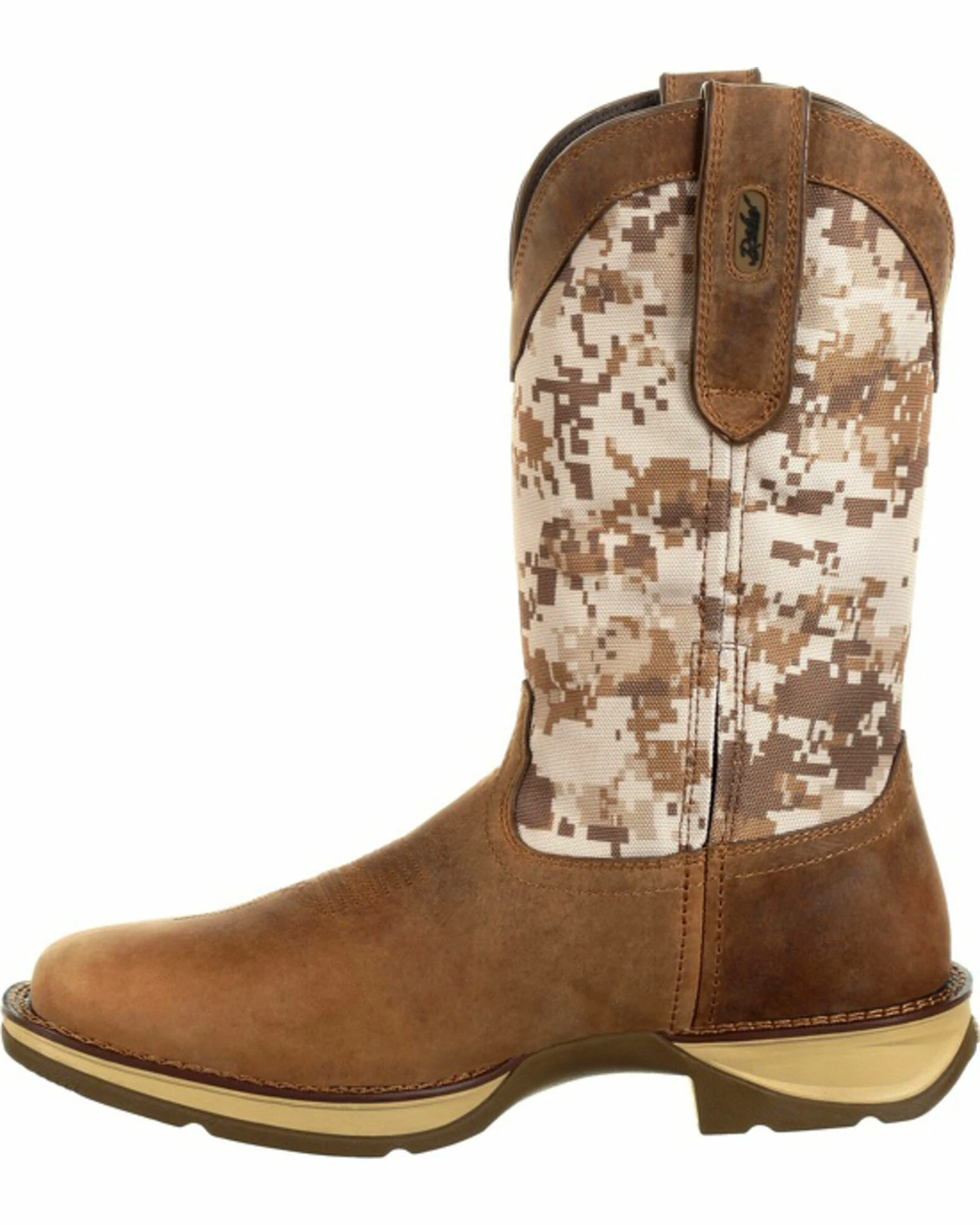 Rebel By Durango Men's Brown Desert Camo Western Boots - Square Toe 3 Rebel By Durango Men's Brown Desert Camo Western Boots - Square Toe - Image 3
