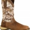 Rebel By Durango Men's Brown Desert Camo Western Boots - Square Toe 