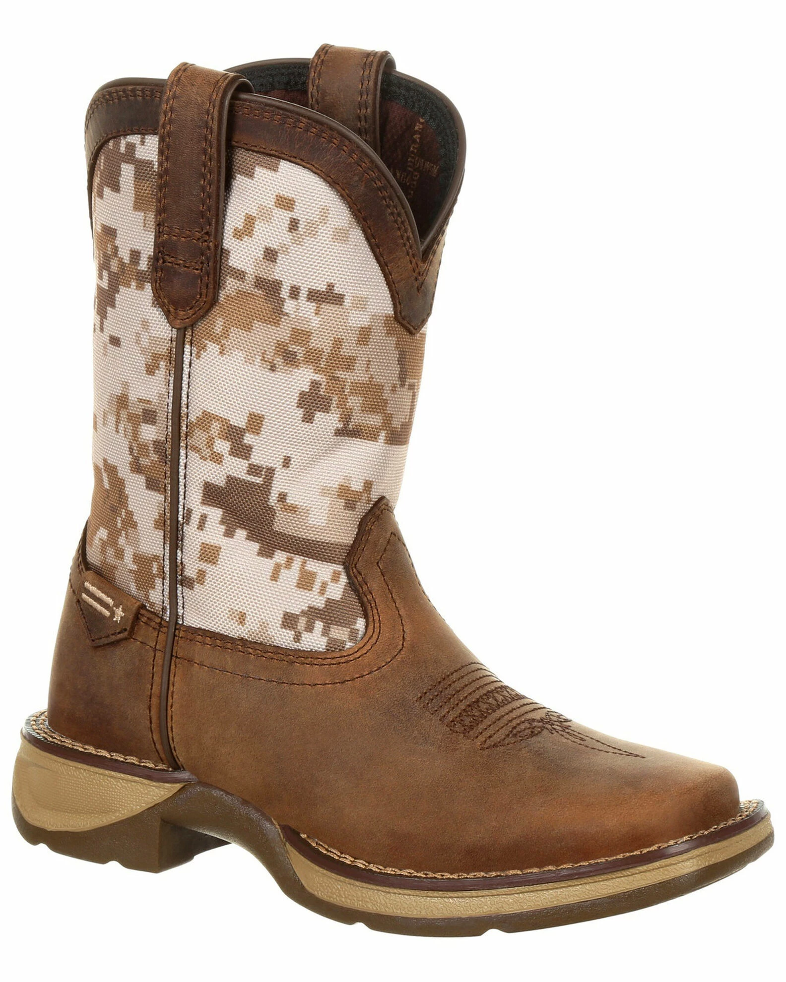 Durango Youth Boys' Rebel Desert Camo Western Boots - Square Toe 1 Durango Youth Boys' Rebel Desert Camo Western Boots - Square Toe