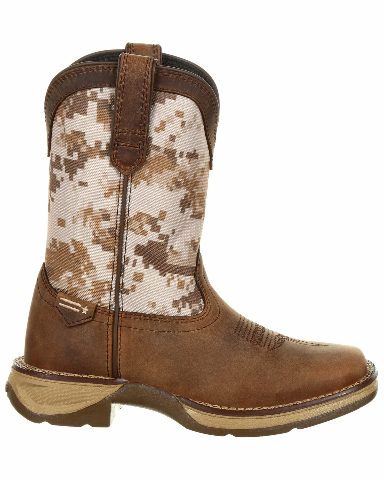 Durango Youth Boys' Rebel Desert Camo Western Boots - Square Toe 2 Durango Youth Boys' Rebel Desert Camo Western Boots - Square Toe - Image 2