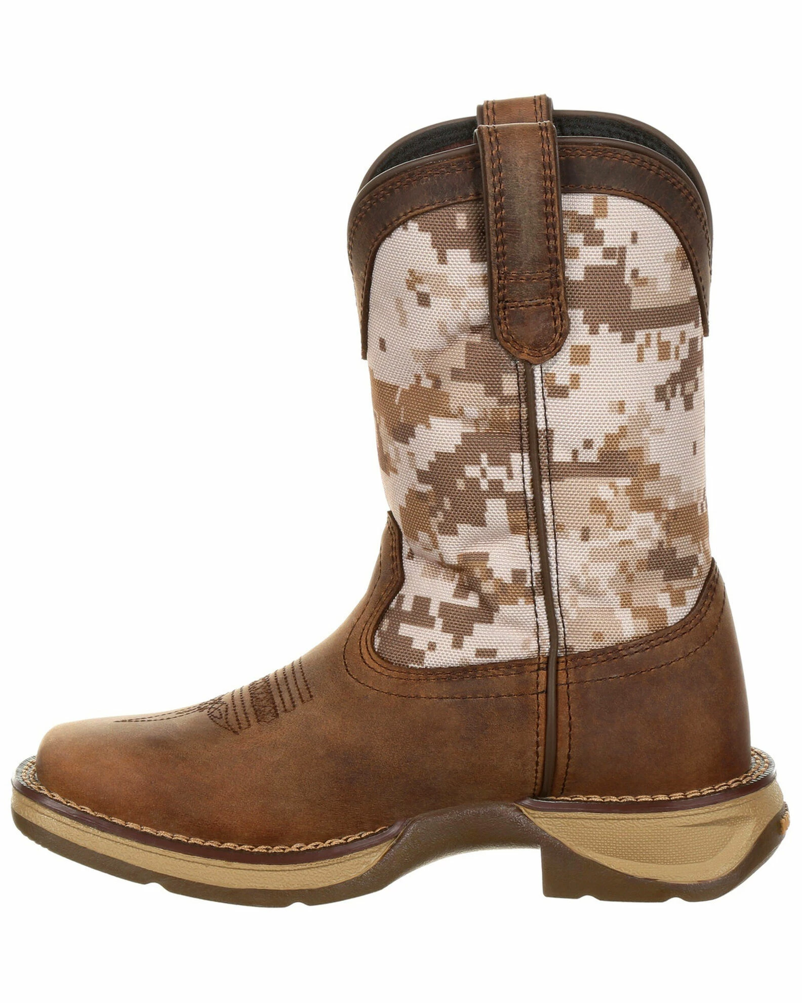 Durango Youth Boys' Rebel Desert Camo Western Boots - Square Toe 3 Durango Youth Boys' Rebel Desert Camo Western Boots - Square Toe - Image 3