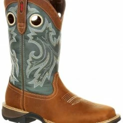 Durango Men's Rebel Pull-On Western Boots - Square Toe