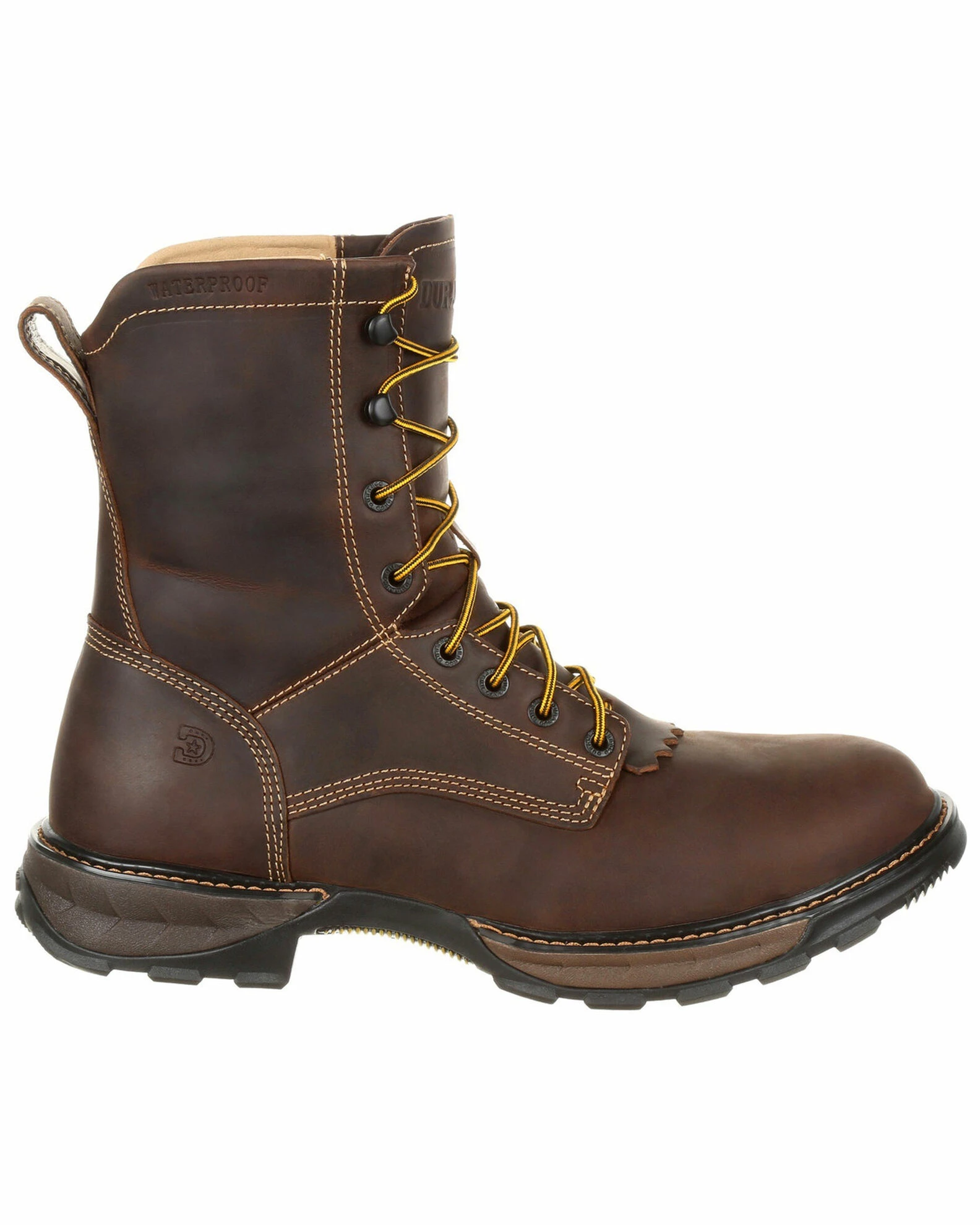 Durango Men's Maverick Waterproof Work Boots - Steel Toe Brown 2 Durango Men's Maverick Waterproof Work Boots - Steel Toe Brown - Image 2